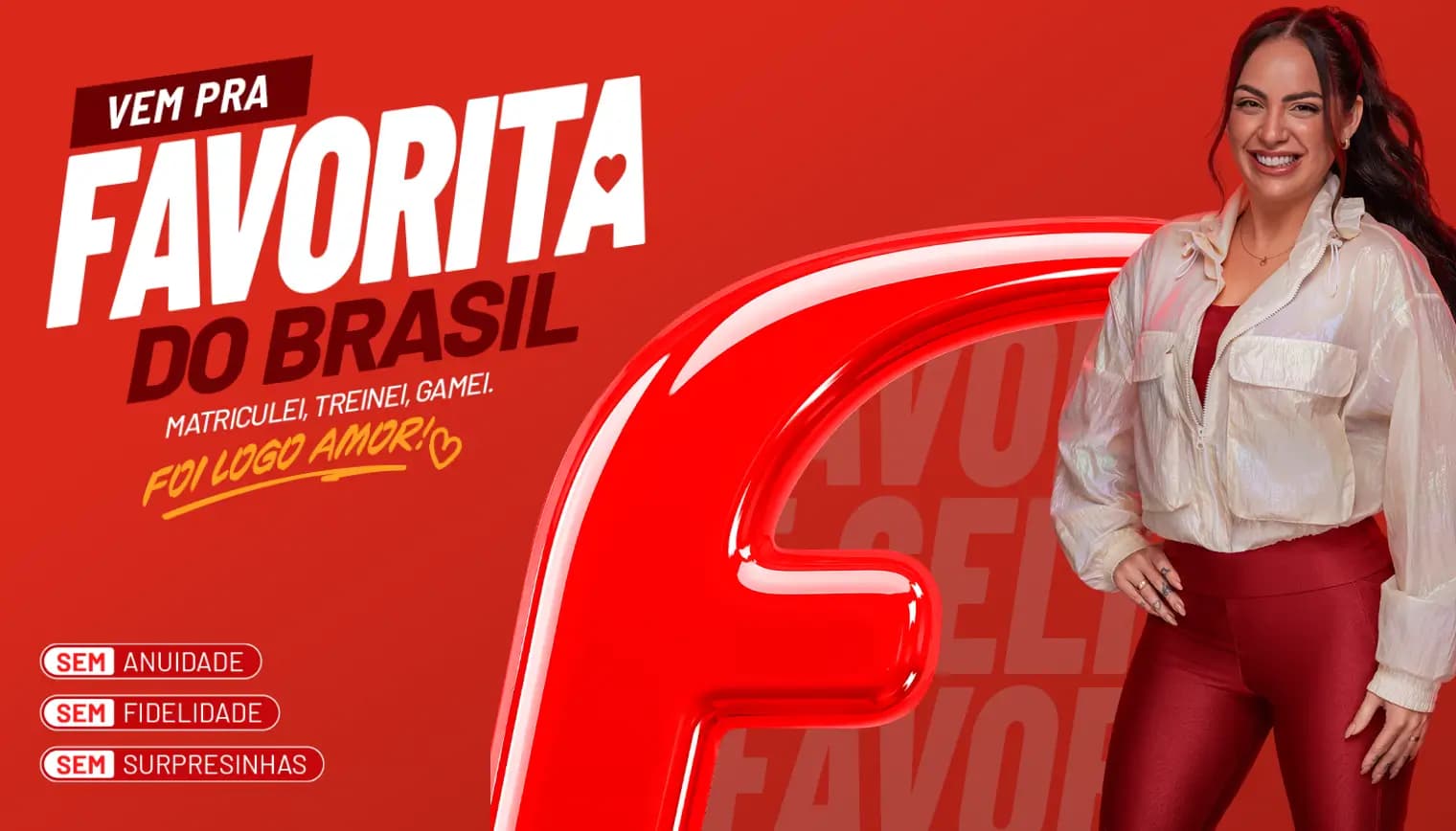 Academia Selfit - Banner promocional da Selfit com musculação, ginástica e planos acessíveis. Sem anuidade, sem fidelidade e sem surpresas. Matricule-se já na Selfit em RECIFE.